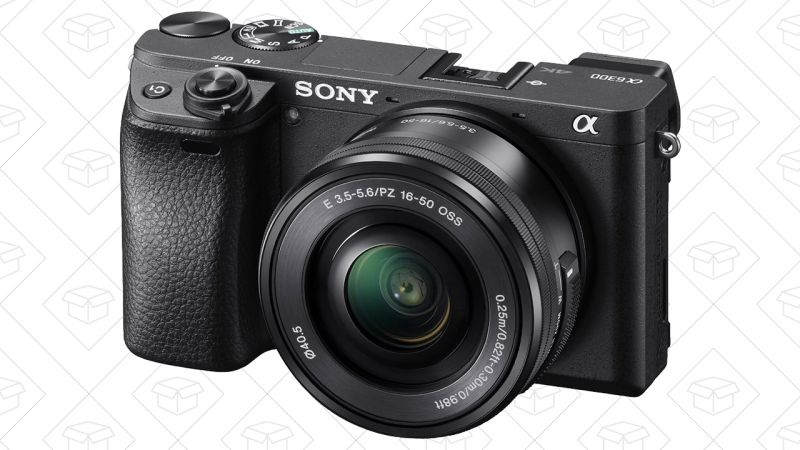 Sony a6300 + $100 Tarjeta Regalo: $998 (Solo Cuerpo) | $1148 (Con Pack de Objetivos)